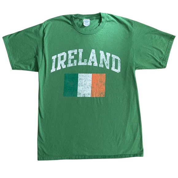 Men's Ireland Flag Faded Graphic Tee - Picture 1 of 3